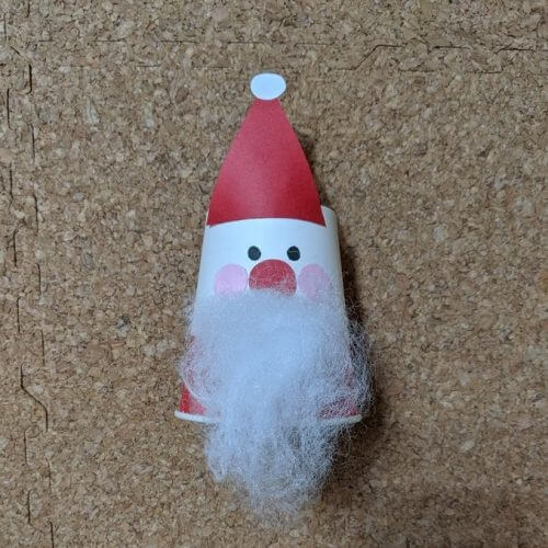 紙コップ工作 クリスマス サンタ トナカイ 雪だるまの作り方 お針子日和 手芸 ハンドメイドイベント情報